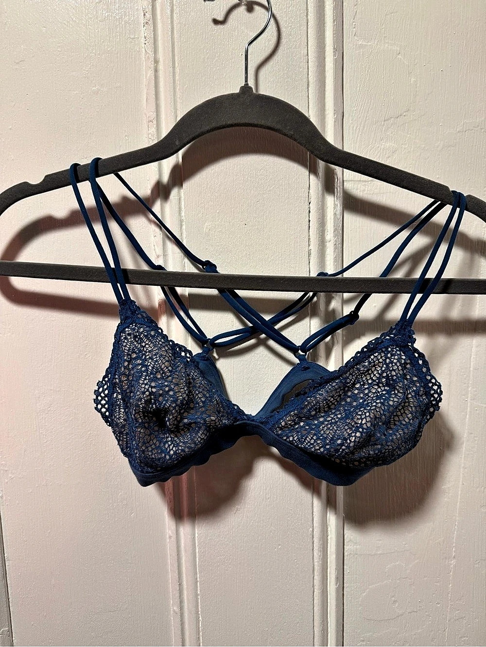 Victoria's Secret Blue Lace Bra